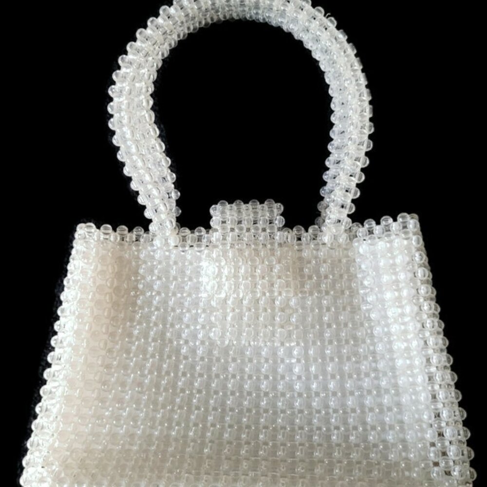 Beaded unique small handbag purse